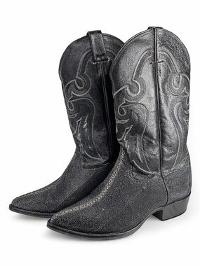 El General Stingray leather Cowboy Boots El General Men’s size 8.5 handcrafted